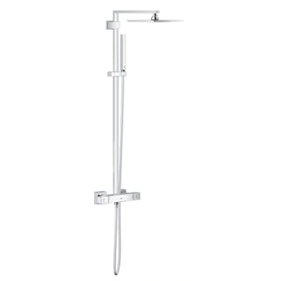 Afbeelding van GROHE Cube douchesysteem met thermostatische douchekraan, Rainshower