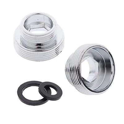 Afbeelding van 2 stks Waterzuiveraar Kraan Adapter Beluchter, 22mm NPT Buitendraad Transfer naar Mannelijke Draad, Tap Connector Beluchter voor Badkamer Keuken (M22 M32)