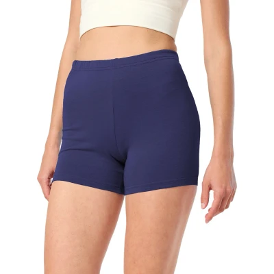 Afbeelding van Merry Style MS MS10 283 LE Dames Leggings Sport Vrijetijdsbroek Kort Viscose Sporbroek Yogabroek Marineblauw 4XL