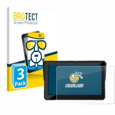 Afbeelding van BROTECT Screenprotector voor Carpuride W502B Pro 5&quot; Folie Beschermfolie Beschermglas transparant (3 Stuks)