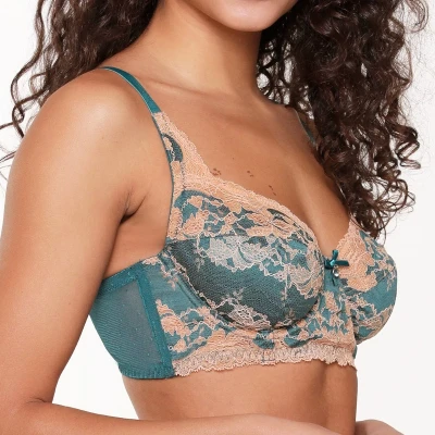 Afbeelding van LingaDore Bustier 6201A2 Blauw/Groen 80F