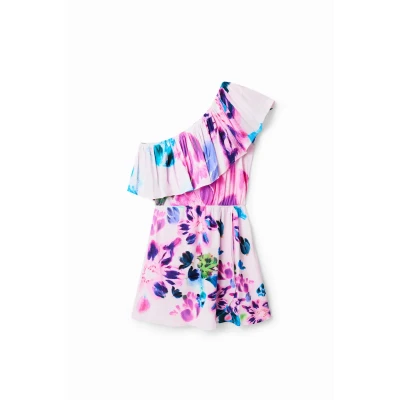 Afbeelding van Desigual VEST JAN Jurk, Dames, Maat: Small, Pale pink