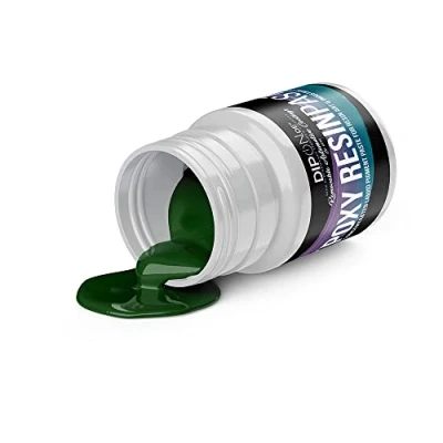 Afbeelding van epoxyhars epoxy pigment kleurpasta SMARAGDGROEN GROEN ca. RAL 6001 professionele sterk gepigmenteerde pasta voor hars polyurethaan kunsthars kunst