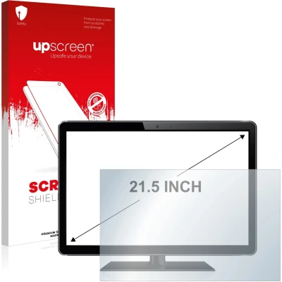 Afbeelding van upscreen Screenprotector voor Flatscreens mit 21.5 inch Schermen [477 mm x 268 mm, 16:9] Folie Beschermfolie transparant