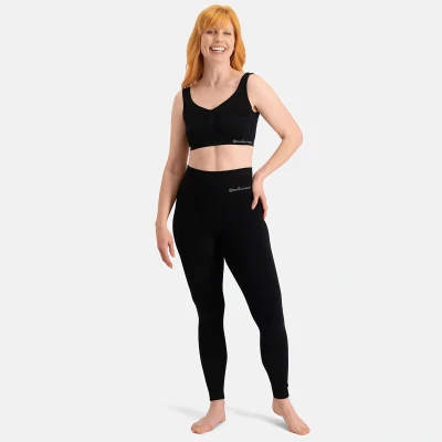 Afbeelding van Bamboo Basics naadloze legging Claire met bamboe zwart