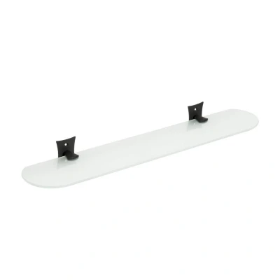 Afbeelding van Glazen Planchet Sapho Rebecca 56x6.4 cm Ovaal Zwart