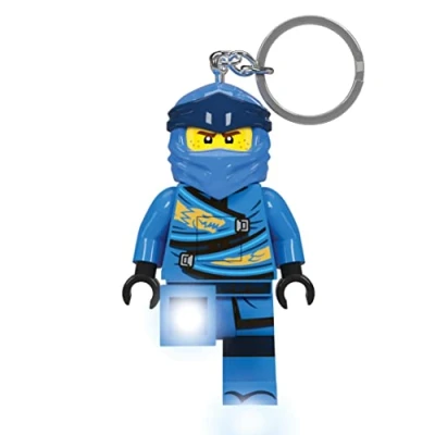 Afbeelding van IQ LEGO Ninjago Legacy Keychain Light Jay 76mm Tall Figure, multicolor, Multicolour