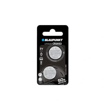 Afbeelding van Blaupunkt Lithium Coin CR2032 knoopcel 2 stuks in blisterverpakking