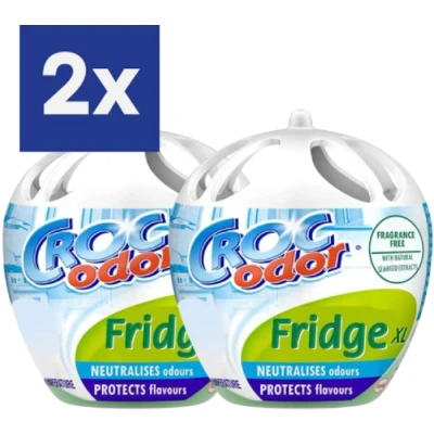 Afbeelding van 2 x Croc Odor Koelkast XL Deodoriser Neutraliseren Geurverwijderaar Freshener