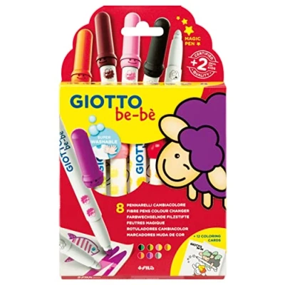 Afbeelding van Giotto Bebe&#039; 8 stuks viltstiften