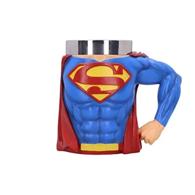 Afbeelding van Nemesis Now DC Comics Superman Bierpul Blauw en Rood 16.5cm