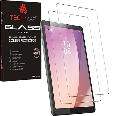 Afbeelding van TECHGEAR GLASS Edition [2 stuks] Screen Protector past op Lenovo Tab M8 4e generatie 2023 (8 inch) TB300, echt gehard glas schermbeschermers [9H] [HD helderheid] [krasbestendig] [Geen luchtbel]