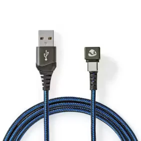 Afbeelding van USB 2.0 kabel A Male naar Type C™ 180 aansluiting voor gaming