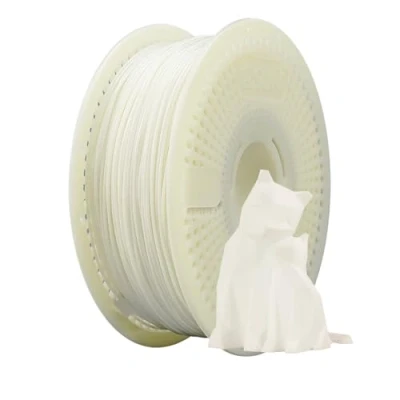 Afbeelding van eSUN PLA+ Navulfilament en Spool Kit, Navulling Spoolless PLA Plus 1.75mm Verwijderbaar Filament eSpool+, 1KG (2.2 LBS) voor 3D Printers (Wit, 1KG)