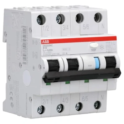 Afbeelding van ABB System pro M compact DS Aardlekautomaat 3P+N B16A 30mA