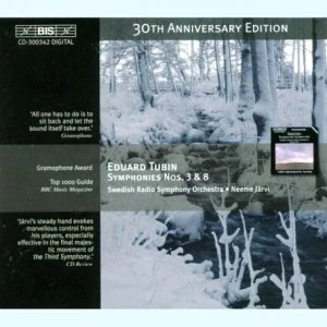Afbeelding van Swedish Radio Symphony Orchestra, Neeme Järvi Tubin: Symphonies Nos 3 &amp; 8 (CD)