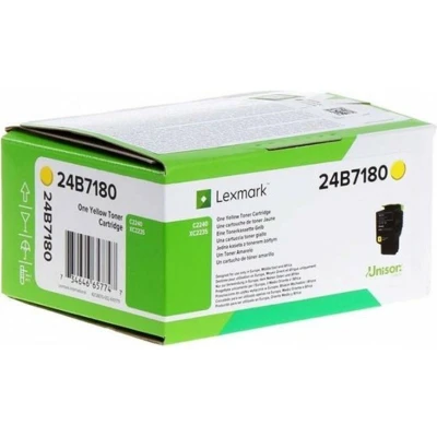 Afbeelding van Lexmark 24B7180 Toner Geel