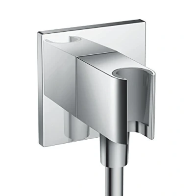 Afbeelding van Hansgrohe Fixfit Douchekophouder Vierkant, Chroom