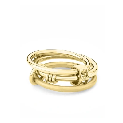 Afbeelding van Liebeskind Berlin Ring goldcoloured, Dames, Maat: 54, Gold coloured