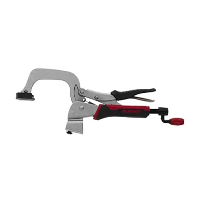 Afbeelding van Milescraft 4007 15,2 cm bankklem robuuste vasthoudklem met niet ontsierende rubberen pad voor gebruik T rails, klemtafels en klemplaten op verschillende houtbewerkingsprojecten
