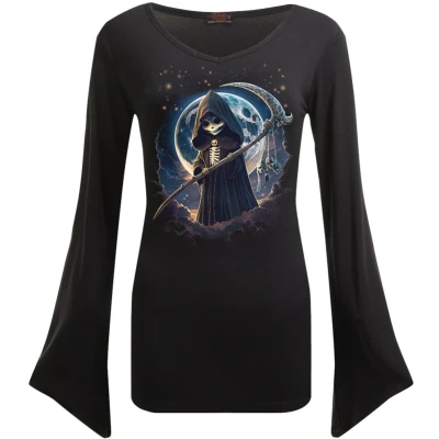 Afbeelding van Spiral Reaperette Longsleeve top L Zwart