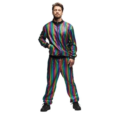 Afbeelding van Boland Trainingspak Regenboog Heren maat XL