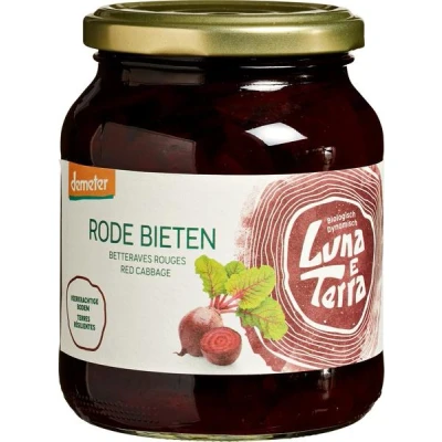 Afbeelding van Luna E Terra Rode Bieten Demeter Bio, 340 gram