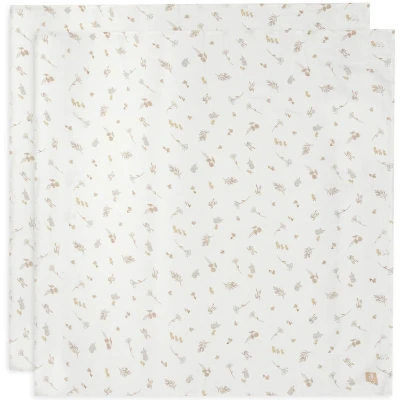 Afbeelding van Jollein Riverside Musseline babydoek, 2 stuks, 115 x cm, 100% katoen, spuugdoeken voor baby&#039;s, Oeko Tex gecertificeerd