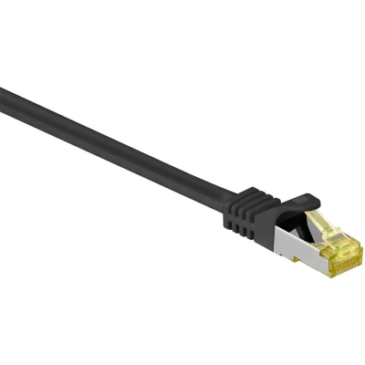 Afbeelding van S/FTP CAT7 10 Gigabit netwerkkabel / zwart LSZH 100 meter