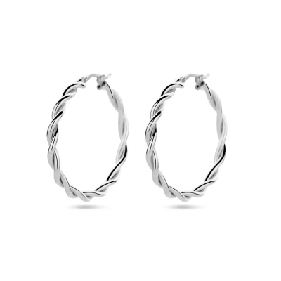 Afbeelding van Oorringen 3,5 mm gedraaide buis