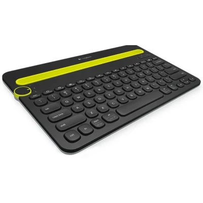 Afbeelding van Logitech Keyboard K480, Draadloos, Bluetooth, zwart Multi Device, DE, Retail