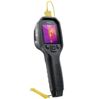 Afbeelding van FLIR TG268 warmtebeeldcamera met spot IR superresolutie (320 x 240) en bullseye laser: commerciële infraroodcamera voor gebouwinspectie, HVAC elektrische installaties