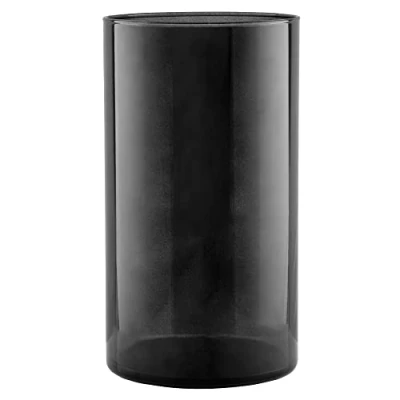 Afbeelding van TREND FOR HOME Floor Tall Vaas 29 cm Glazen Vazen voor Bloemen Vloervaas Gekleurde Cilinder Pampasgras Grote Rond Grafiet 5120 ml Ø 15,8 Magnolia Smoky