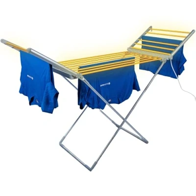 Afbeelding van Silvergear Premium Elektrisch Wasrek met Verwarming Verwarmd Droogrek 230W Wit