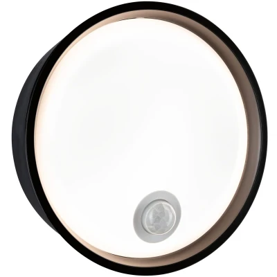 Afbeelding van Paulmann Platomo PIR schwarz 94698 Buitenlamp (wand) LED 14.5 W Zwart