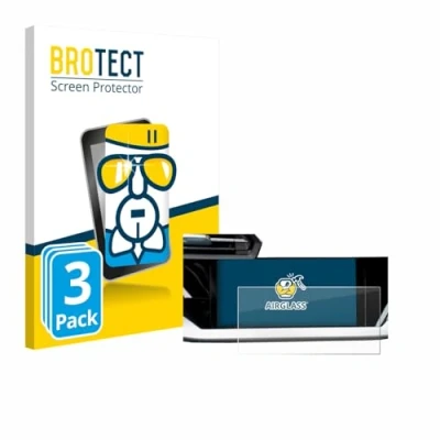 Afbeelding van BROTECT Screenprotector voor Audi S3 Limousine TFSI Facelift MMI 2024 Folie Beschermfolie Beschermglas transparant (3 Stuks)