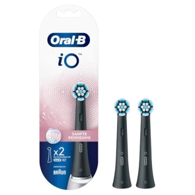 Afbeelding van Oral B Opsteekb. IO zachte reiniging, 2 stuks, zwart