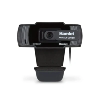 Afbeelding van Hamlet HWCAM1080 P webcam 2 MP 1920 x 1080 Pixels USB 2.0 Zwart