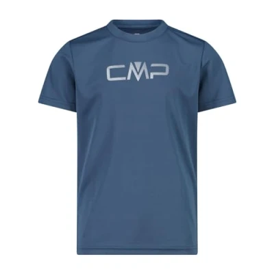 Afbeelding van CMP Uniseks T shirt voor kinderen en jongens, Bluesteel, 116