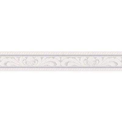 Afbeelding van ARTDECO BEHANGRAND crème grijs wit parelmoer A.S. Création Only Borders 11