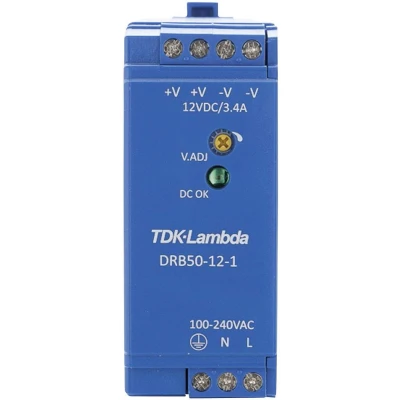 Afbeelding van TDK Lambda DRB50 12 1 DIN rail netvoeding V/DC 4.2 A 50.4 W Aantal uitgangen: x Inhoud: stuk(s)