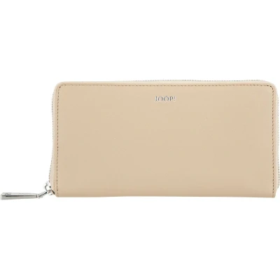 Afbeelding van JOOP! Leren Portemonnee Sofisticato 1.0 Melete Purse Beige