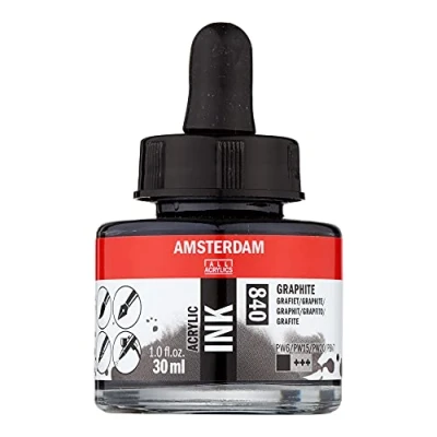 Afbeelding van Amsterdam Acrylic Ink Fles 30 ml Grafiet 840