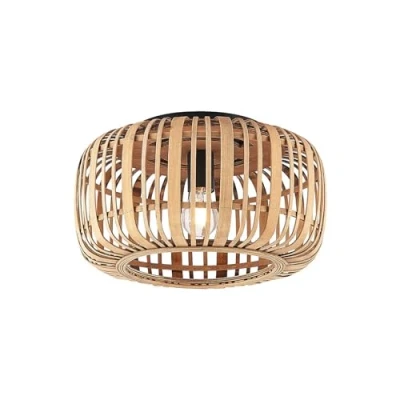 Afbeelding van Lindby plafondlamp hout 1licht Hout, metaal H: 23.8 cm E27 natuur