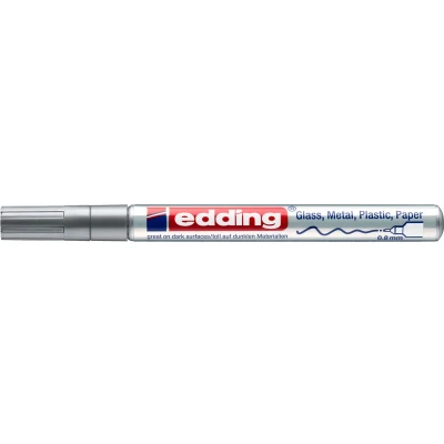 Afbeelding van edding 780 glanslakmarker zilver 1ST 0,8 mm / 4 9 054