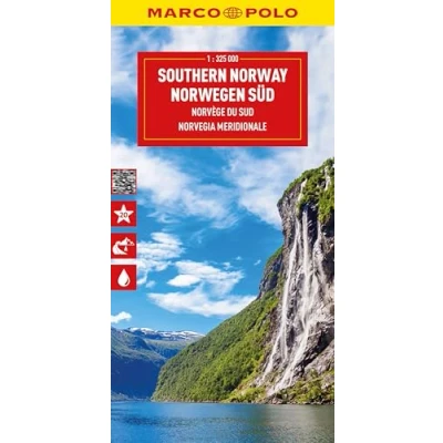 Afbeelding van Marco Polo wegenkaart Noorwegen Zuid: 1:325.000