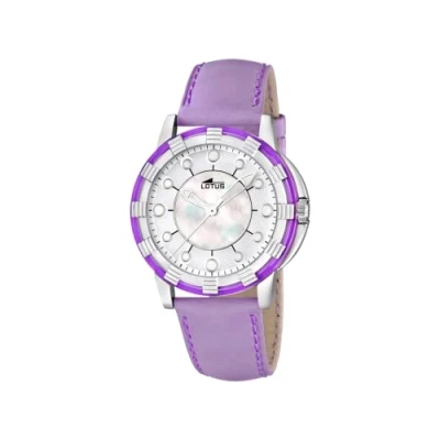 Afbeelding van Lotus sra.ace.cor.esf.blanc.(li) 15747/7 Vrouwen Quartz horloge