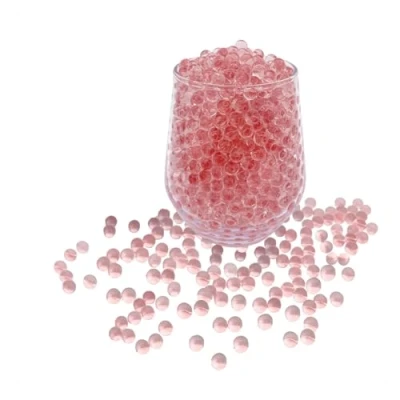 Afbeelding van KONFEN Waterkralen, 20000 stuks, watergel, grond, rode waterballen, gelei kristallen kralen, gelbal, waterabsorberende kralen voor vazen, 100 g 7 8 mm vaasvullers huisdecoraties (rood)