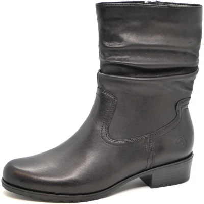 Afbeelding van Remonte Stiefelette Korte laarzen, Dames, Maat: 41, Schwarz Leer
