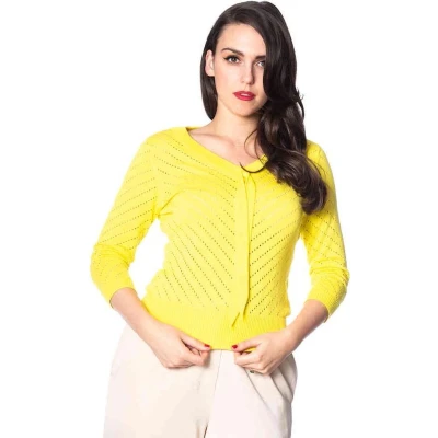 Afbeelding van Dancing Days CHARLIE CHEVRON Top M Geel